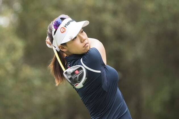 February 03, 2016: Jenny Shinn tees off on the first hole during the first round of the Coates Golf Championship in Ocala, FL. (Photograph by Roy K. Miller Icon Sportswire) GOLF: FEB 03 LPGA Golf Damen - Coates Golf Championship - First Round Icon160203001 EDITORIAL USE ONLY