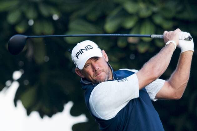 Lee Westwood, England Tag 1 Dubai Desert Classic  Copyright: LUDVIGxTHUNMAN BB160204LT012