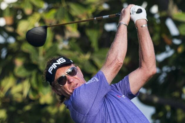 Miguel Angel Jimenez, Spanien Tag 1 Dubai Desert Classic  Copyright: LUDVIGxTHUNMAN BB160204LT028