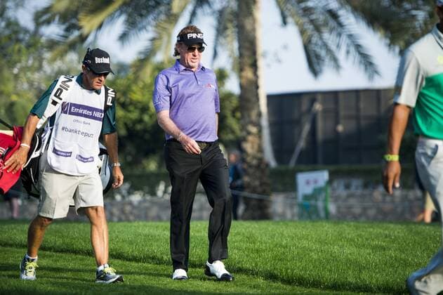Miguel Angel Jimenez, Spanien Tag 1 Dubai Desert Classic  Copyright: LUDVIGxTHUNMAN BB160204LT032