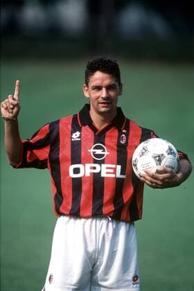 ROBERTO BAGGIO - Fußball SERIE A 1995-96 AC Mailand