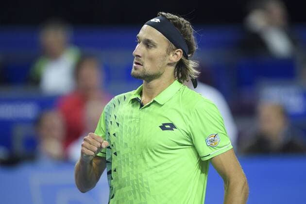 Tennis, ATP-Turnier in Montpellier Ruben Bemelmans (bel) TENNIS : Open Sud de France 2016 - Montpellier - 04 02 2016 JBAutissier Panoramic 