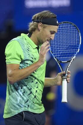 Tennis, ATP-Turnier in Montpellier Ruben Bemelmans (bel) TENNIS : Open Sud de France 2016 - Montpellier - 04 02 2016 JBAutissier Panoramic 
