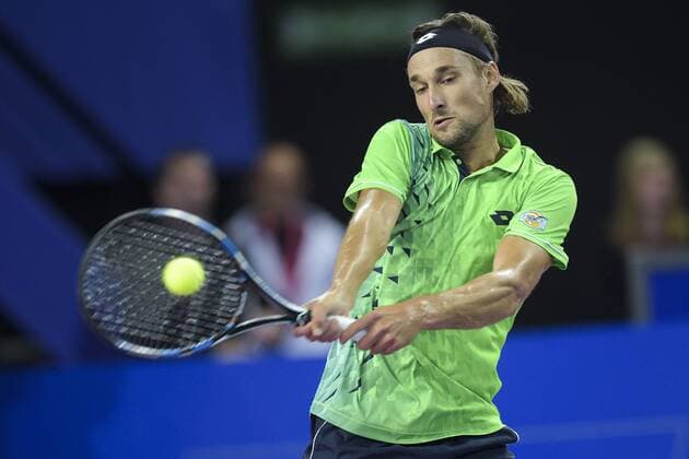Tennis, ATP-Turnier in Montpellier Ruben Bemelmans (bel) TENNIS : Open Sud de France 2016 - Montpellier - 04 02 2016 JBAutissier Panoramic 