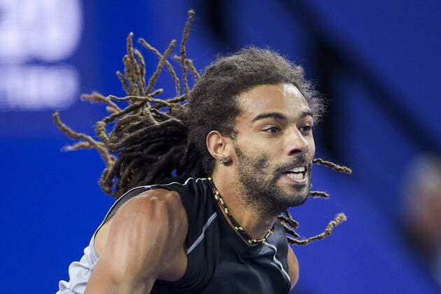 Tennis, ATP-Turnier in Montpellier DUSTIN BROWN (GER) TENNIS : Open Sud de France 2016 - Montpellier - 04 02 2016 JBAutissier Panoramic 
