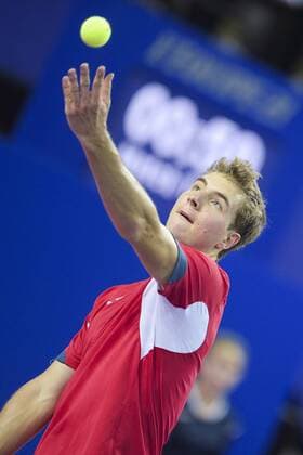 Tennis, ATP-Turnier in Montpellier Jan Lennard Struff (Ger) TENNIS : Open Sud de France 2016 - Montpellier - 04 02 2016 JBAutissier Panoramic 