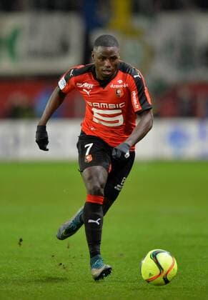 Paul Georges Ntep (ren) FOOTBALL : Stade Rennes vs AS Saint Etienne - Ligue 1 - 04 02 2016 AnthonyBIBARD FEPx 