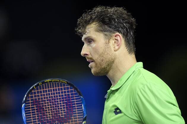 Michael Berrer (ger) TENNIS : Open Sud de France 2016 - Montpellier - 05 02 2016 JBAutissier Panoramic 