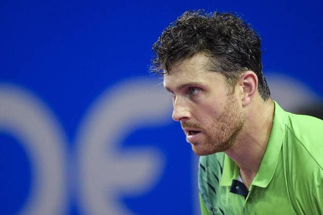 Michael Berrer (ger) TENNIS : Open Sud de France 2016 - Montpellier - 05 02 2016 JBAutissier Panoramic 