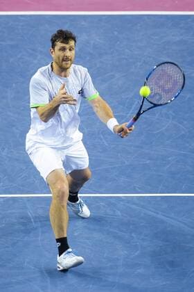 Michael Berrer (ger) TENNIS : Open Sud de France 2016 - Montpellier - 05 02 2016 JBAutissier Panoramic 