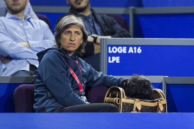 Mere de Alexander Zverev (ger) TENNIS : Open Sud de France 2016 - Montpellier - 05 02 2016 JBAutissier Panoramic 