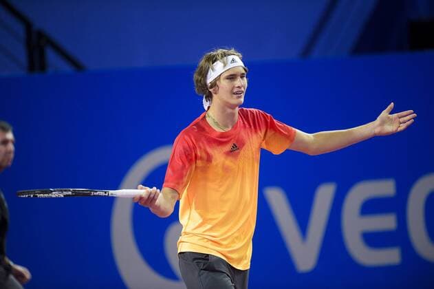 Alexander Zverev (ger) TENNIS : Open Sud de France 2016 - Montpellier - 05 02 2016 JBAutissier Panoramic 