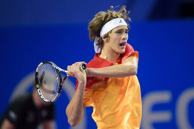 Alexander Zverev (ger) TENNIS : Open Sud de France 2016 - Montpellier - 05 02 2016 JBAutissier Panoramic 