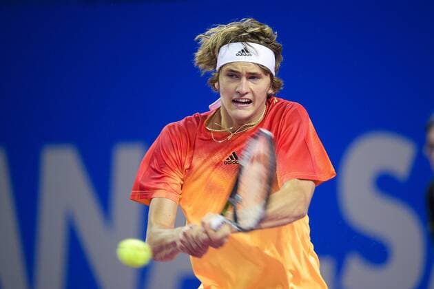 Alexander Zverev (ger) TENNIS : Open Sud de France 2016 - Montpellier - 05 02 2016 JBAutissier Panoramic 