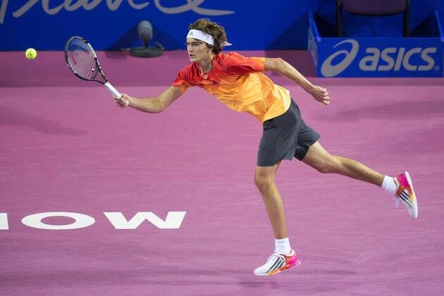 Alexander Zverev (ger) TENNIS : Open Sud de France 2016 - Montpellier - 05 02 2016 JBAutissier Panoramic 