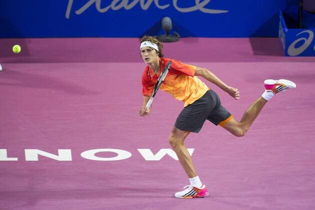 Alexander Zverev (ger) TENNIS : Open Sud de France 2016 - Montpellier - 05 02 2016 JBAutissier Panoramic 