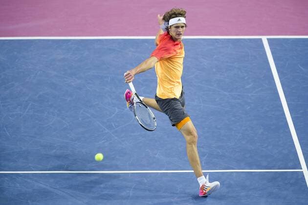 Alexander Zverev (ger) TENNIS : Open Sud de France 2016 - Montpellier - 05 02 2016 JBAutissier Panoramic 