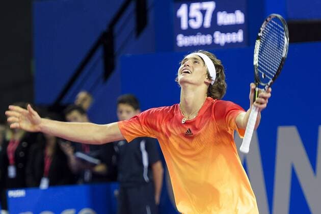 Bilder des Tages - SPORT Alexander Zverev (ger) TENNIS : Open Sud de France 2016 - Montpellier - 05 02 2016 JBAutissier Panoramic 