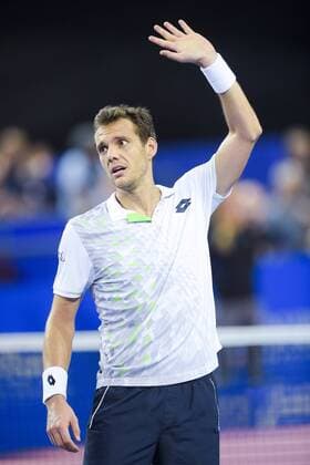Paul Henri Mathieu (fra) TENNIS : Open Sud de France 2016 - Montpellier - 05 02 2016 JBAutissier Panoramic 