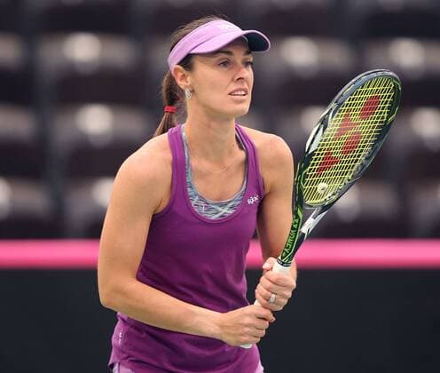 Training Martina Hingis (Schweiz)