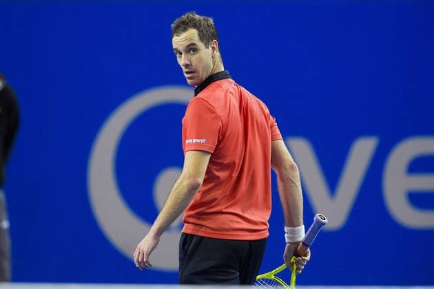 RICHARD GASQUET (fra) TENNIS : Open Sud de France 2016 - Montpellier - 05 02 2016 JBAutissier 