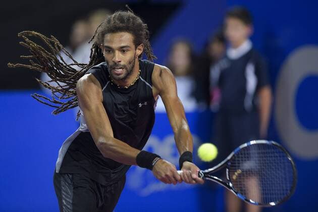 Dustin Brown (ger) TENNIS : Open Sud de France 2016 - Montpellier - 05 02 2016 JBAutissier 