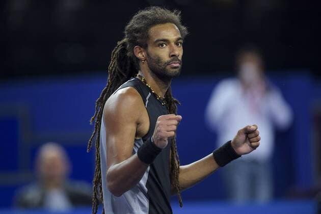 Dustin Brown (ger) TENNIS : Open Sud de France 2016 - Montpellier - 05 02 2016 JBAutissier 