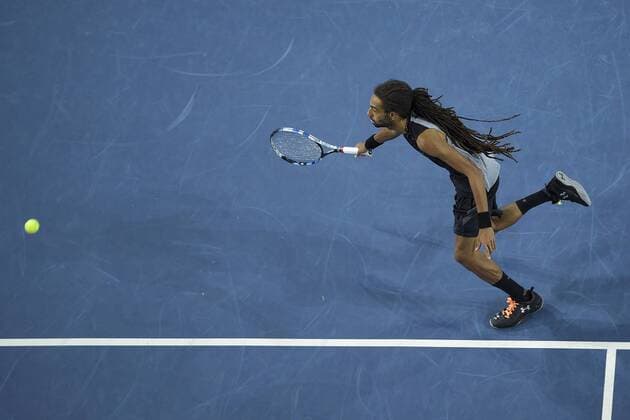 Dustin Brown (ger) TENNIS : Open Sud de France 2016 - Montpellier - 06 02 2016 JBAutissier Panoramic 
