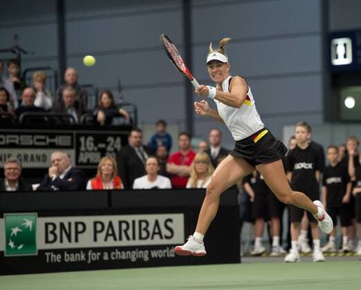 Angelique KERBER (GER) Tennis Fed Cup 2016, Deutschland - Schweiz in Leipzig, Deutschland am 07.02.2016,
