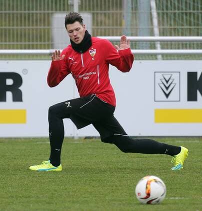 VfB Stuttgart Training Deutschland, Stuttgart, 07.02.2016, 1. Fussball-Bundesliga, Saison 2015 2016, VfB Stuttgart Training: Daniel Ginczek.