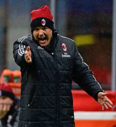 Fußball, AC Mailand - Udinese Calcio Sinisa Mihajlovic Milan Serie A ITA Fußball 2015 2016 AC Mailand - Udinese Calcio giuseppexceleste