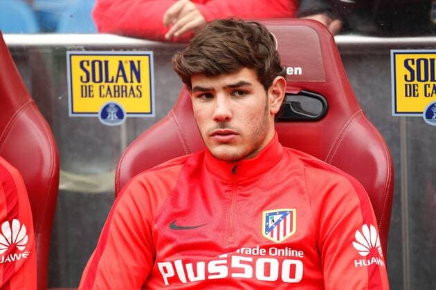 Theo Hernandez (Atletico), FEBRUARY 6, 2016 - Football Soccer : Spanish Primera Division Liga BBVA (Espanola) match between Atletico de Madrid 3-1 SD Eibar at the Vicente Calderon stadium in Madrid, Spain. NOxTHIRDxPARTYxSALES.  (heha023547)