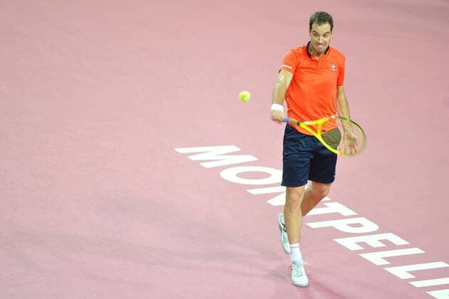 Richard Gasquet (Fra) def Paul Henri Mathieu (Fra) TENNIS : Tournoi de Montpellier 2016 - 07 02 2016 TennisMagazinex 