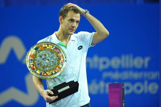 Richard Gasquet (Fra) def Paul Henri Mathieu (Fra) TENNIS : Tournoi de Montpellier 2016 - 07 02 2016 TennisMagazinex 