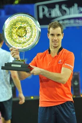 Richard Gasquet (Fra) def Paul Henri Mathieu (Fra) TENNIS : Tournoi de Montpellier 2016 - 07 02 2016 TennisMagazinex 