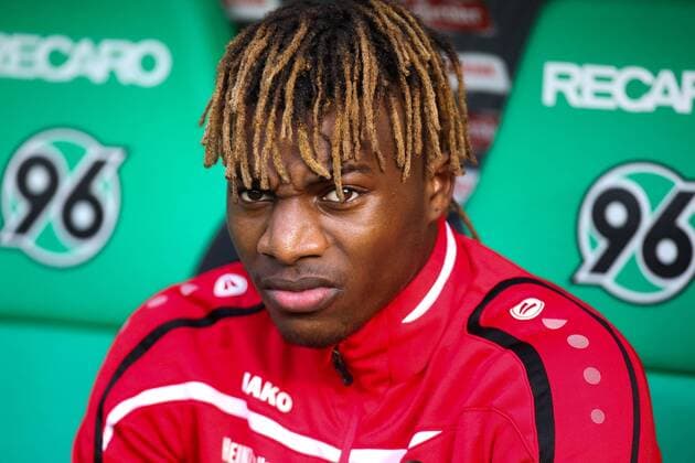 Allan Saint Maximin (Hannover 96) - 1. Fussball Bundesliga Punktspiel Saison 2015-2016 Hannover 96 vs. FSV Mainz 05 in der HDI Arena in Hannover - Portrait,Deutschland, Fussball, Mann, Maenner,06.02.2016