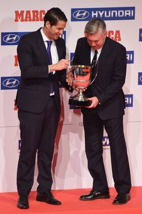 Carlo Ancelotti en los Premios Marca en Madrid. 588  - ZUMA