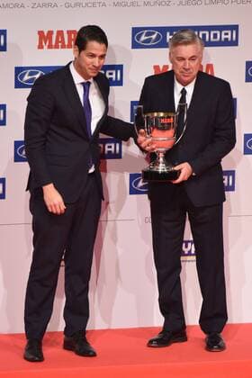 Carlo Ancelotti en los Premios Marca en Madrid. 588  - ZUMA