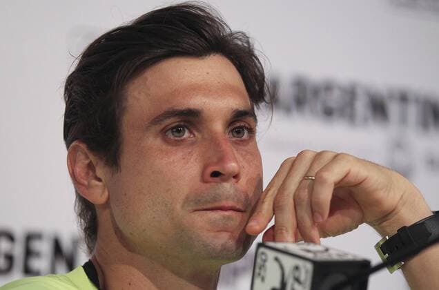 Spanish tennis player David Ferrer delivers a press briefing at the Open ATP Tennis Herren in Buenos Aires, Argentina, 08 February 2016. The 44th edition of the Argentinian competition started today counting with three of the best tennis players worldwide. EFE David Fernandez ARGENTINA OPEN ATP DAVID FERRER !ACHTUNG: NUR REDAKTIONELLE NUTZUNG!  BS04 20160208-635905658977463751
