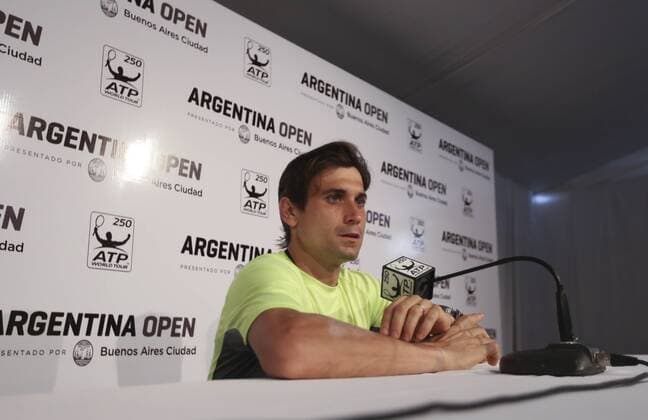 Spanish tennis player David Ferrer delivers a press briefing at the Open ATP Tennis Herren in Buenos Aires, Argentina, 08 February 2016. The 44th edition of the Argentinian competition started today counting with three of the best tennis players worldwide. EFE David Fernandez ARGENTINA OPEN ATP DAVID FERRER !ACHTUNG: NUR REDAKTIONELLE NUTZUNG!  BS05 20160208-635905659601925470