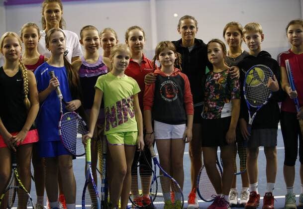 St.Peterburg ladies trophy 2016. Roberta VINCI, Natalia VIKHLYANTSEVA - Kids masterclass.