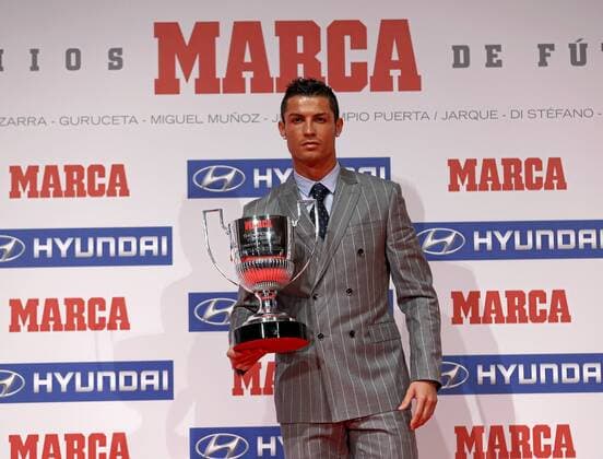 Marca Awards show at Teatro Goya in Madrid. In this picture, Cristiano Ronaldo. xBEATRIZxGUZMANx 