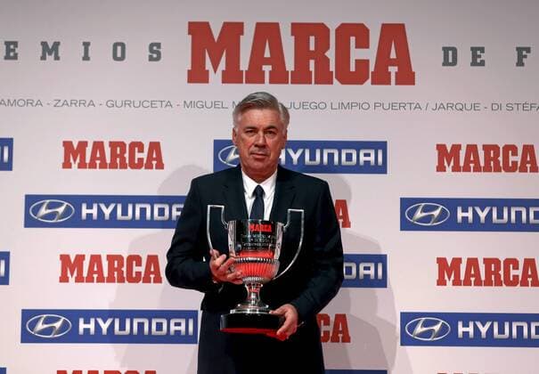 Marca Awards show at Teatro Goya in Madrid. In this picture, Carlo Ancelotti. xBEATRIZxGUZMANx 