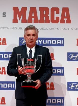 Marca Awards show at Teatro Goya in Madrid. In this picture, Carlo Ancelotti. xBEATRIZxGUZMANx 