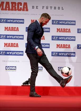 Marca Awards show at Teatro Goya in Madrid. In this picture, Sergio Ramos. xBEATRIZxGUZMANx 