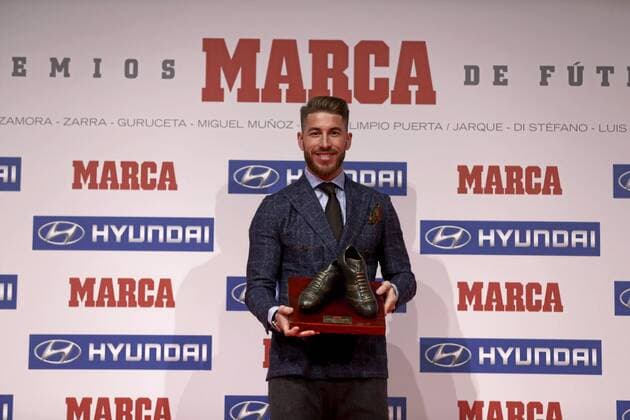 Marca Awards show at Teatro Goya in Madrid. In this picture, Sergio Ramos. xBEATRIZxGUZMÃNx 