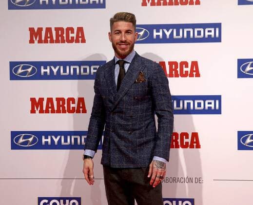 Marca Awards show at Teatro Goya in Madrid. In this picture, Sergio Ramos. xJOSExA.xGARCIAx 