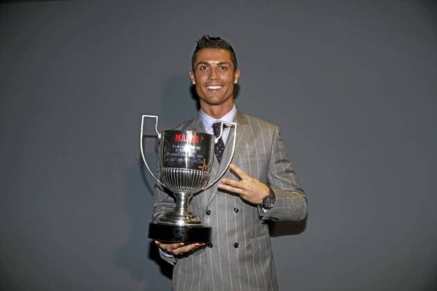 Marca Awards show at Teatro Goya in Madrid. In this picture, Cristiano Ronaldo. xBEATRIZxGUZMÃNx 