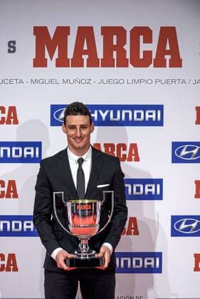 Marca Awards show at Teatro Goya in Madrid. In this picture, Aritz Aduriz. xDIEGOxGxSOUTOx 