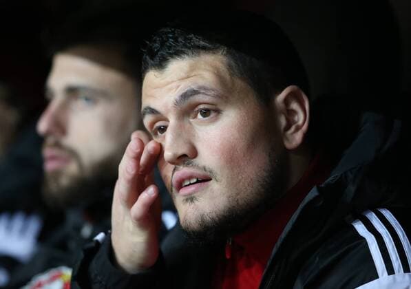 Leverkusen, Fussball, DFB Pokal, Saison 2015 2016, Viertelfinale, Bayer 04 Leverkusen vs SV Werder Bremen,Kyriakos Papadopoulos, , Bayer 04 Leverkusen